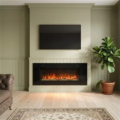 La mejor chimenea eléctrica montada en la pared